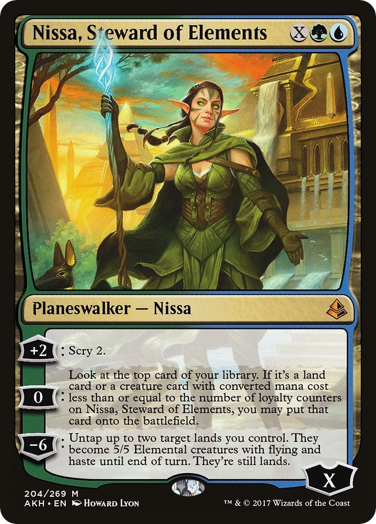 Image for Nissa, Steward of Elements (204) [Amonkhet] - Magic: The Gathering