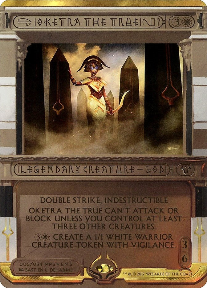 Image for Oketra the True (5) [Masterpiece Series: Amonkhet Invocations] - Magic: The Gathering