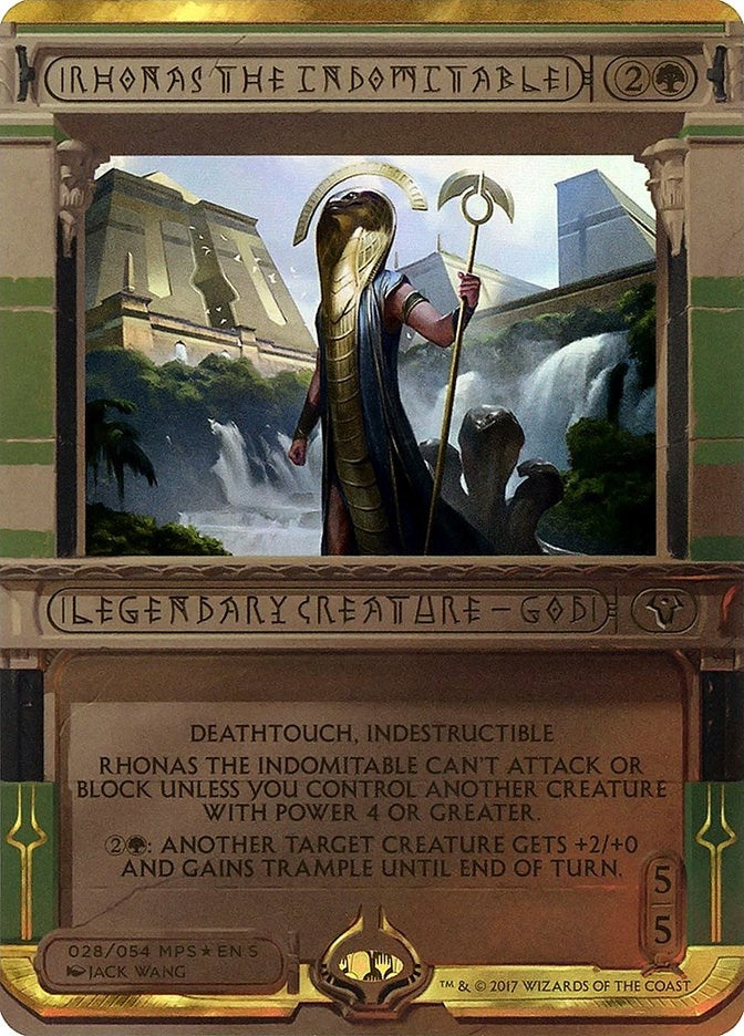 Image for Rhonas the Indomitable (28) [Masterpiece Series: Amonkhet Invocations] - Magic: The Gathering