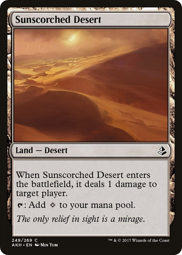 Image for Sunscorched Desert (249) [Amonkhet] - Magic: The Gathering
