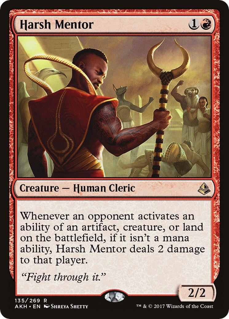 Image for Harsh Mentor (135) [Amonkhet] - Magic: The Gathering