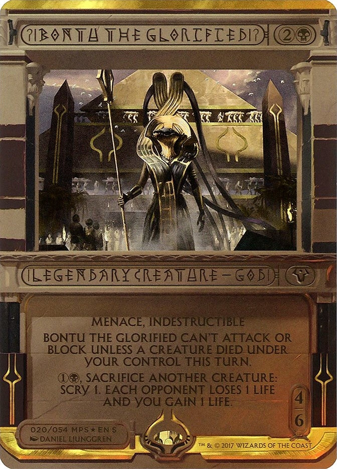 Bontu the Glorified (20) [Masterpiece Series: Amonkhet Invocations]