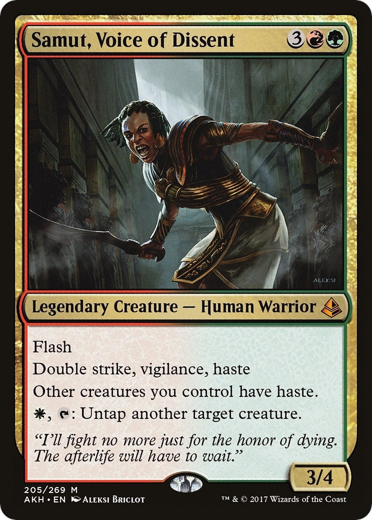 Image for Samut, Voice of Dissent (205) [Amonkhet] - Magic: The Gathering