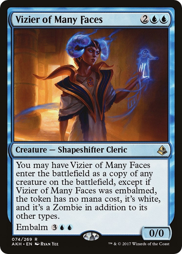 Image for Vizier of Many Faces (74) [Amonkhet] - Magic: The Gathering