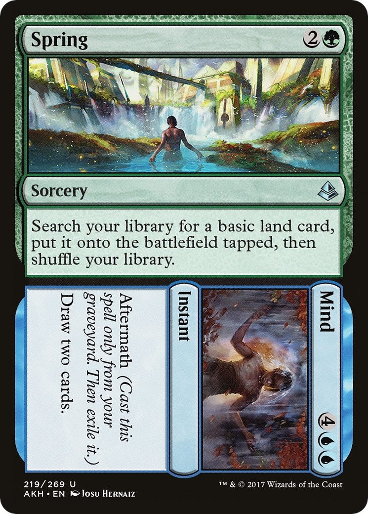 Image for Spring // Mind (219) [Amonkhet] - Magic: The Gathering