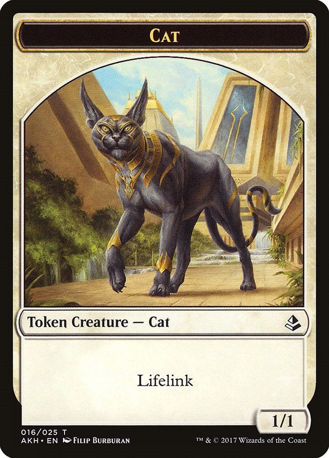 Image for Cat Token (16) [Amonkhet] - Magic: The Gathering