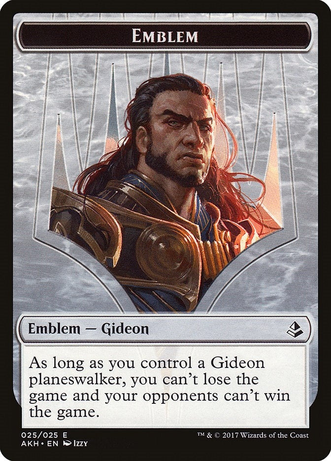 Image for Emblem - Gideon of the Trials (25) [Amonkhet] - Magic: The Gathering