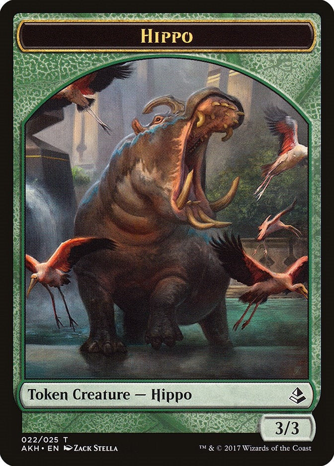 Image for Hippo Token (22) [Amonkhet] - Magic: The Gathering