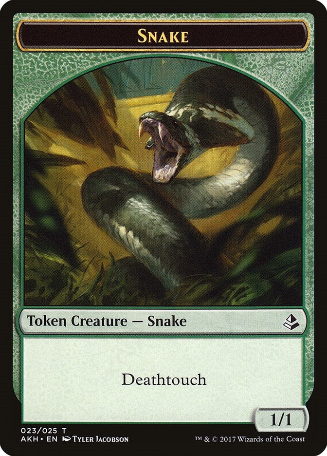 Image for Snake Token (23) [Amonkhet] - Magic: The Gathering