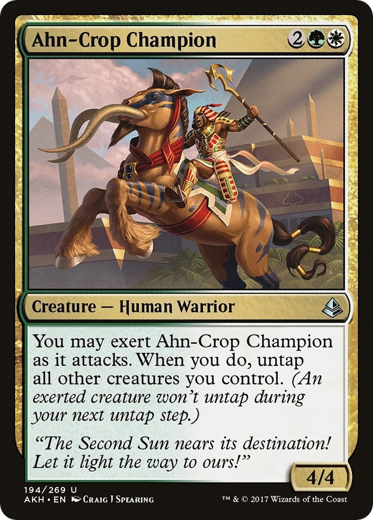 Image for Ahn-Crop Champion (194) [Amonkhet] - Magic: The Gathering