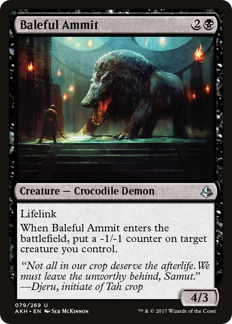 Image for Baleful Ammit (79) [Amonkhet] - Magic: The Gathering