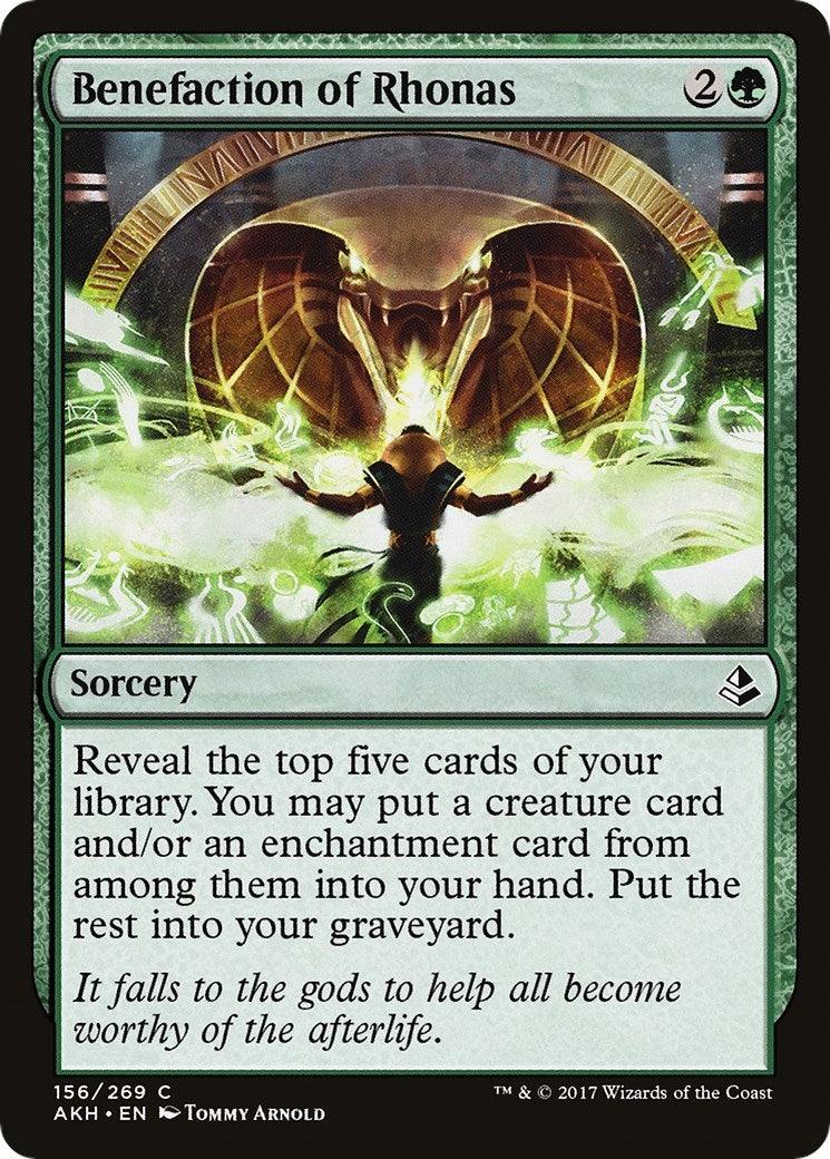 Image for Benefaction of Rhonas (156) [Amonkhet] - Magic: The Gathering