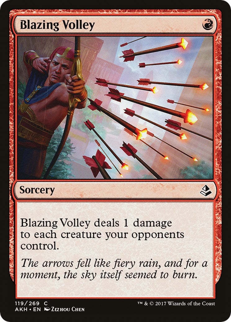 Image for Blazing Volley (119) [Amonkhet] - Magic: The Gathering