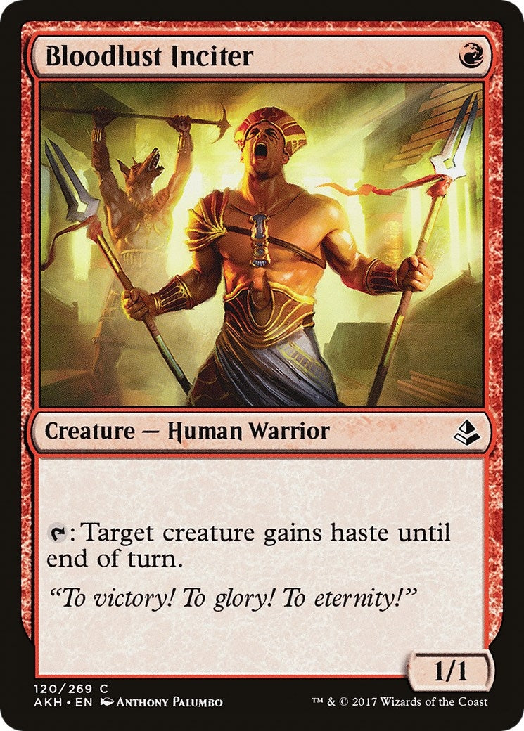 Image for Bloodlust Inciter (120) [Amonkhet] - Magic: The Gathering