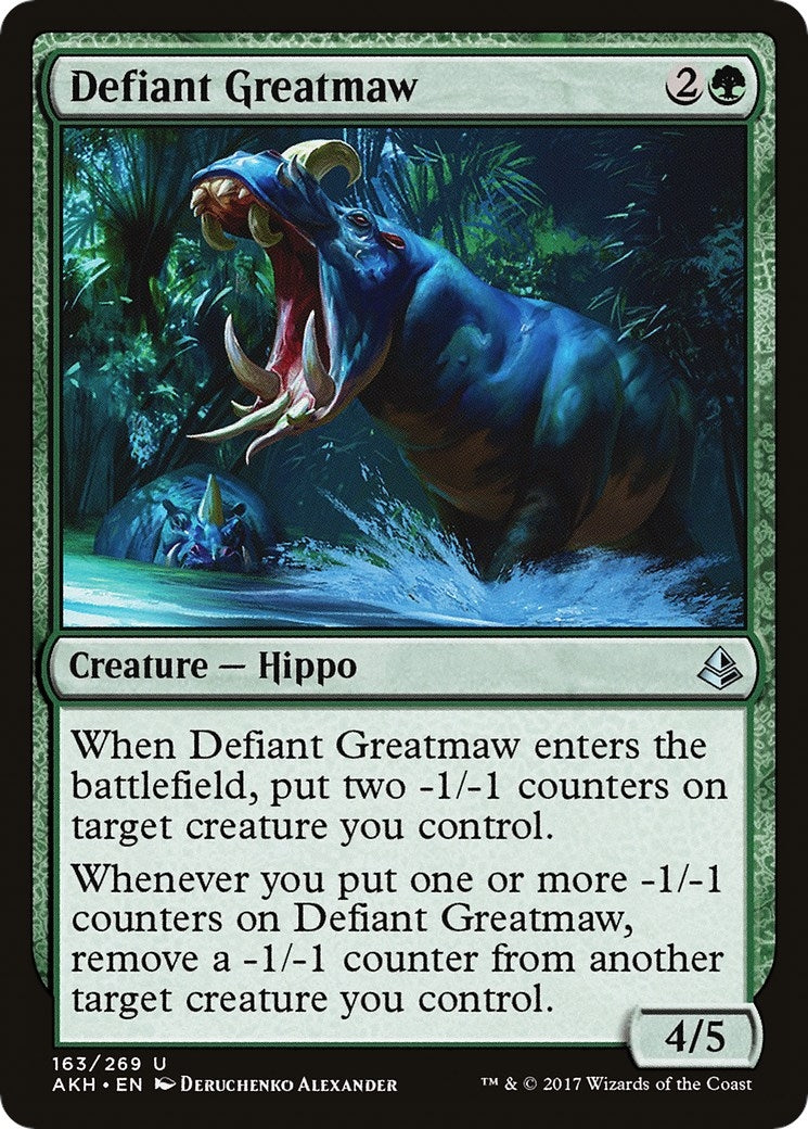 Image for Defiant Greatmaw (163) [Amonkhet] - Magic: The Gathering