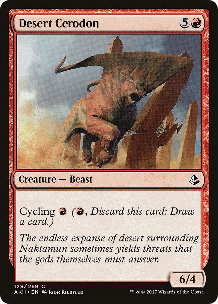 Image for Desert Cerodon (128) [Amonkhet] - Magic: The Gathering