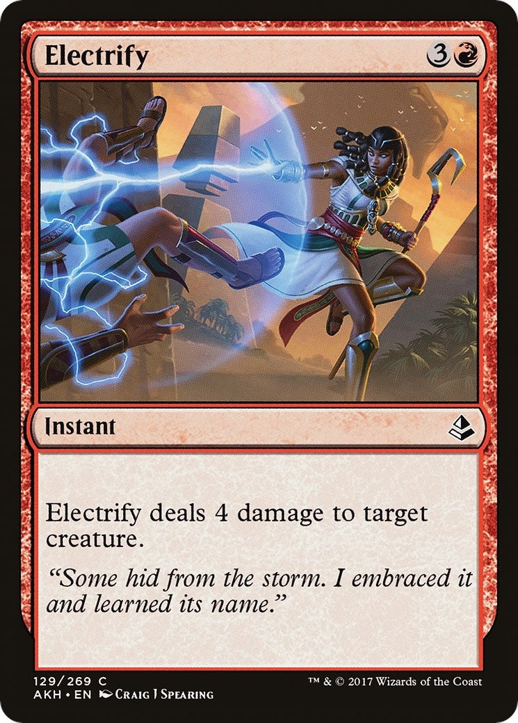Image for Electrify (129) [Amonkhet] - Magic: The Gathering