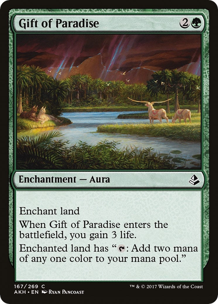 Image for Gift of Paradise (167) [Amonkhet] - Magic: The Gathering