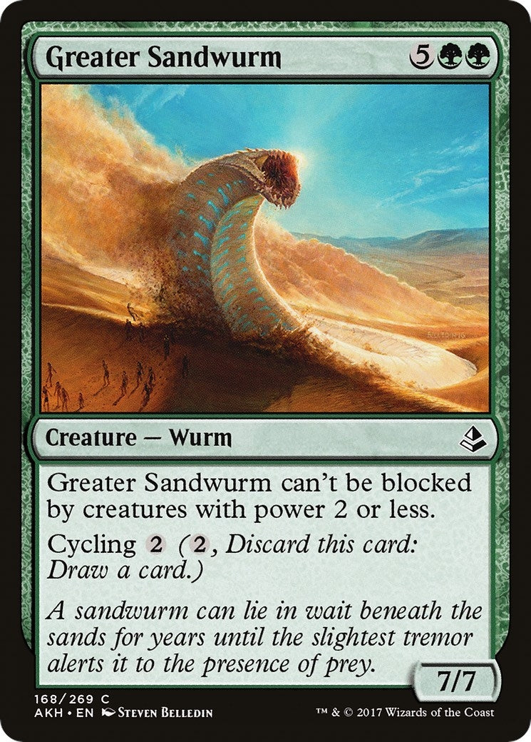 Image for Greater Sandwurm (168) [Amonkhet] - Magic: The Gathering