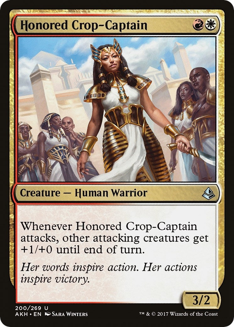 Image for Honored Crop-Captain (200) [Amonkhet] - Magic: The Gathering