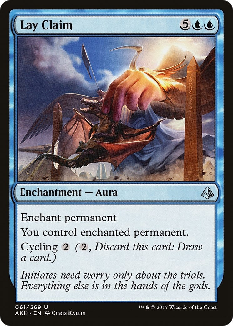 Image for Lay Claim (61) [Amonkhet] - Magic: The Gathering