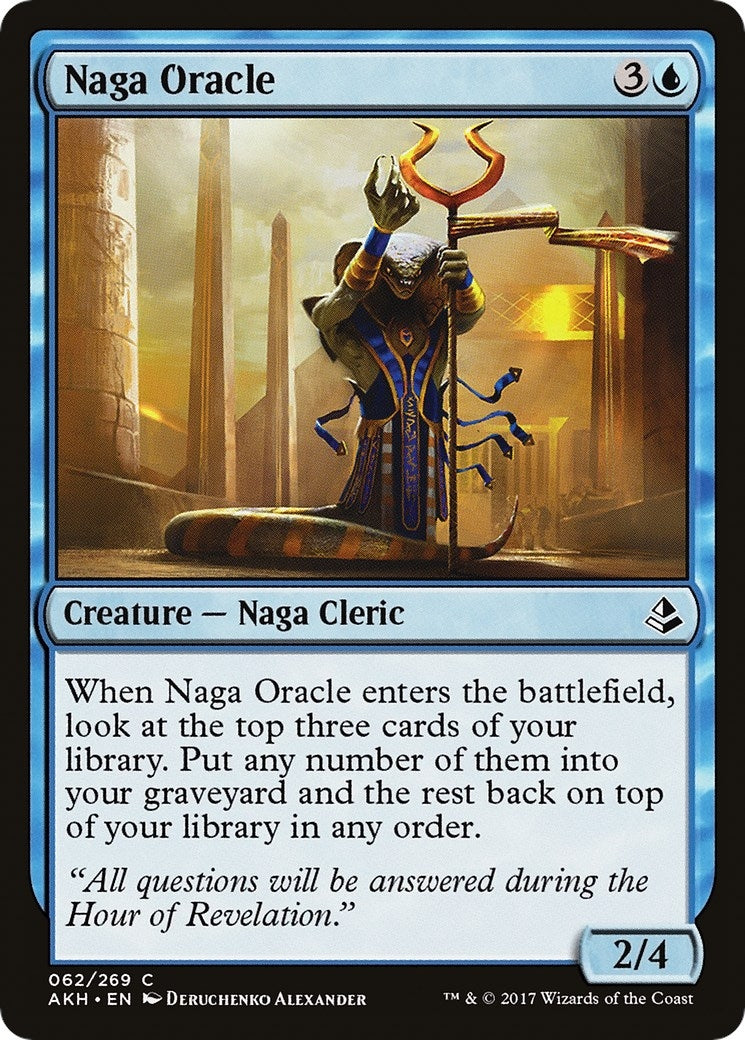 Image for Naga Oracle (62) [Amonkhet] - Magic: The Gathering