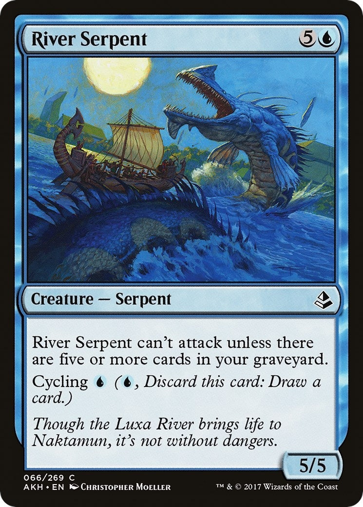 Image for River Serpent (66) [Amonkhet] - Magic: The Gathering