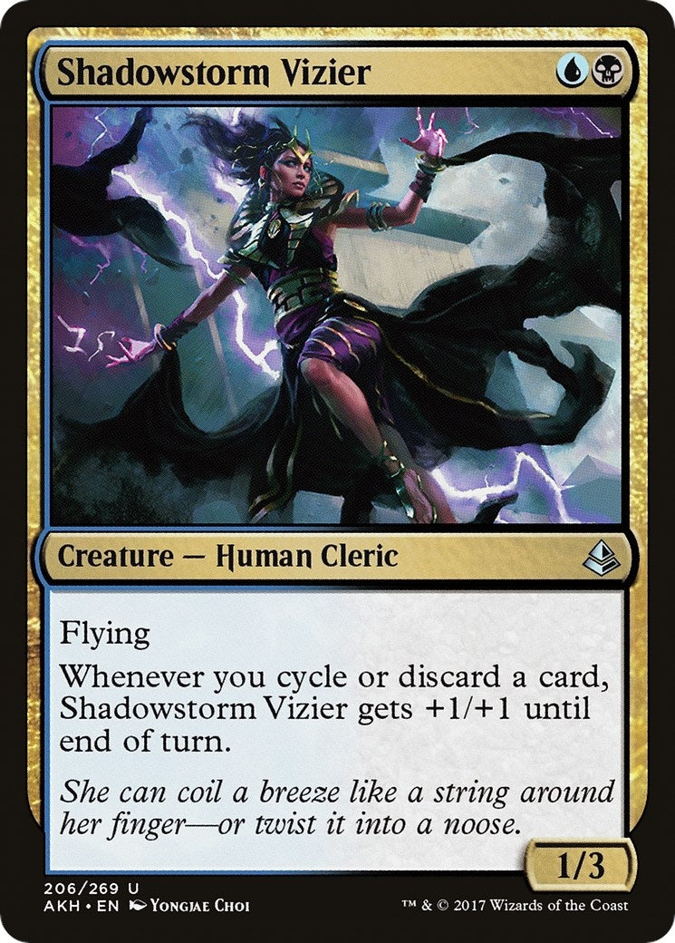 Image for Shadowstorm Vizier (206) [Amonkhet] - Magic: The Gathering