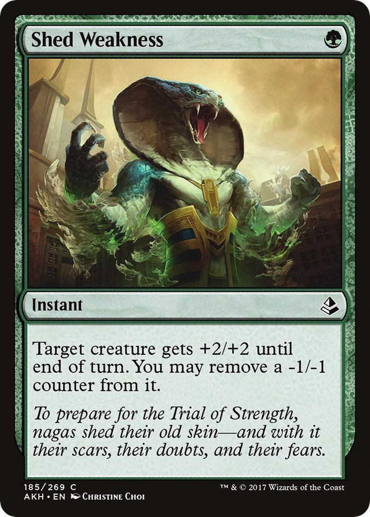 Image for Shed Weakness (185) [Amonkhet] - Magic: The Gathering