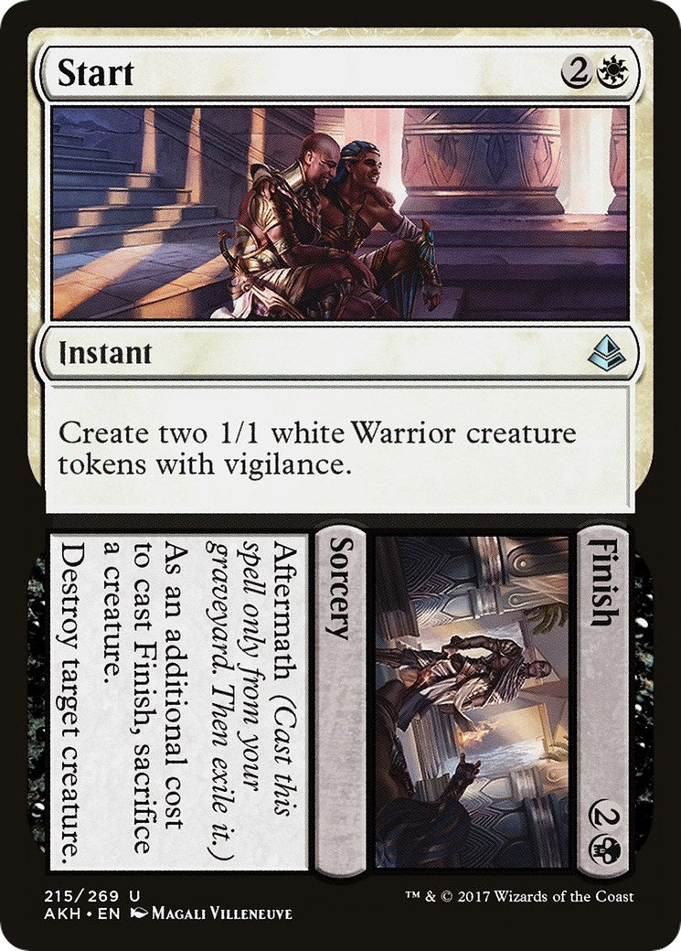 Image for Start // Finish (215) [Amonkhet] - Magic: The Gathering