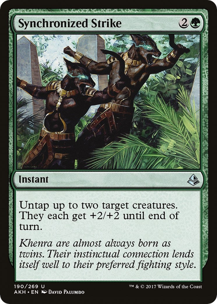 Image for Synchronized Strike (190) [Amonkhet] - Magic: The Gathering