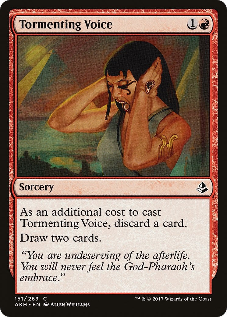 Image for Tormenting Voice (151) [Amonkhet] - Magic: The Gathering