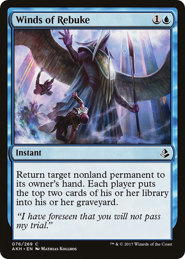 Image for Winds of Rebuke (76) [Amonkhet] - Magic: The Gathering