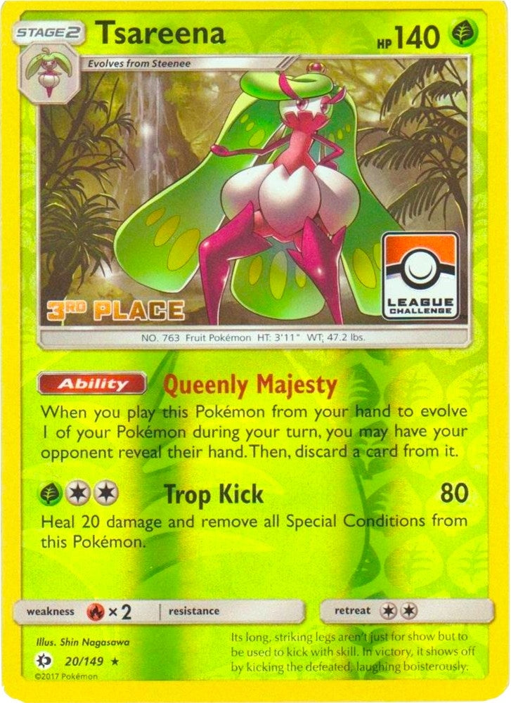 Image for Tsareena - 20/149 (League Challenge) [3rd Place] (020/149) [League & Championship Cards] - Pokemon