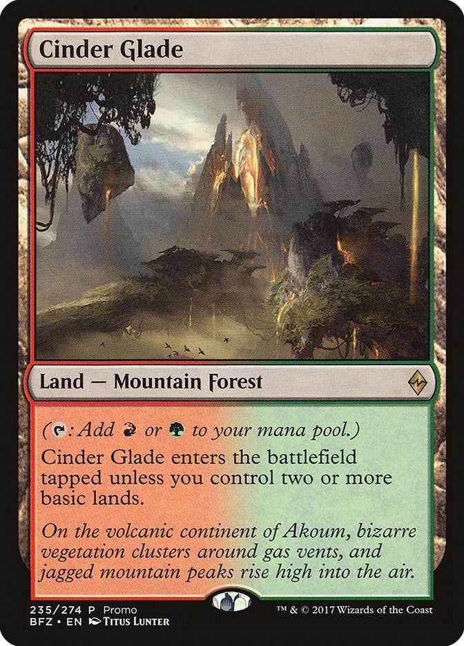 Image for Cinder Glade (235) [Standard Showdown Promos] - Magic: The Gathering