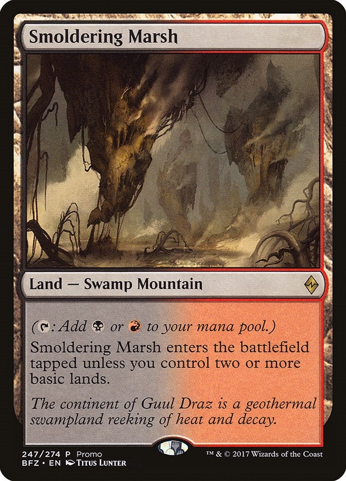 Image for Smoldering Marsh (247) [Standard Showdown Promos] - Magic: The Gathering