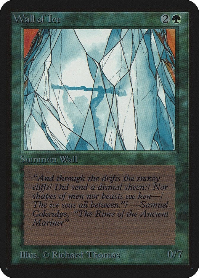 Image for Wall of Ice [Alpha Edition] - Magic: The Gathering
