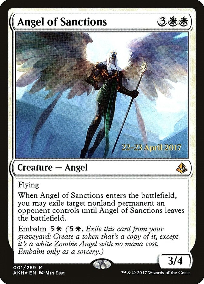 Image for Angel of Sanctions (1) [Prerelease Cards] - Magic: The Gathering