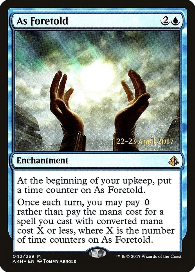 Image for As Foretold (42) [Prerelease Cards] - Magic: The Gathering