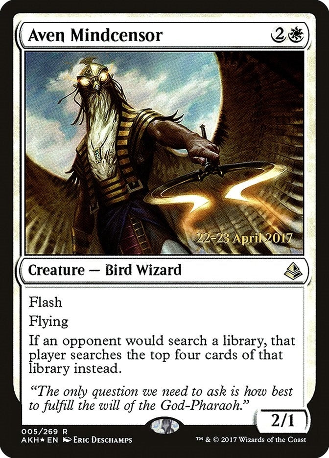 Image for Aven Mindcensor (5) [Prerelease Cards] - Magic: The Gathering