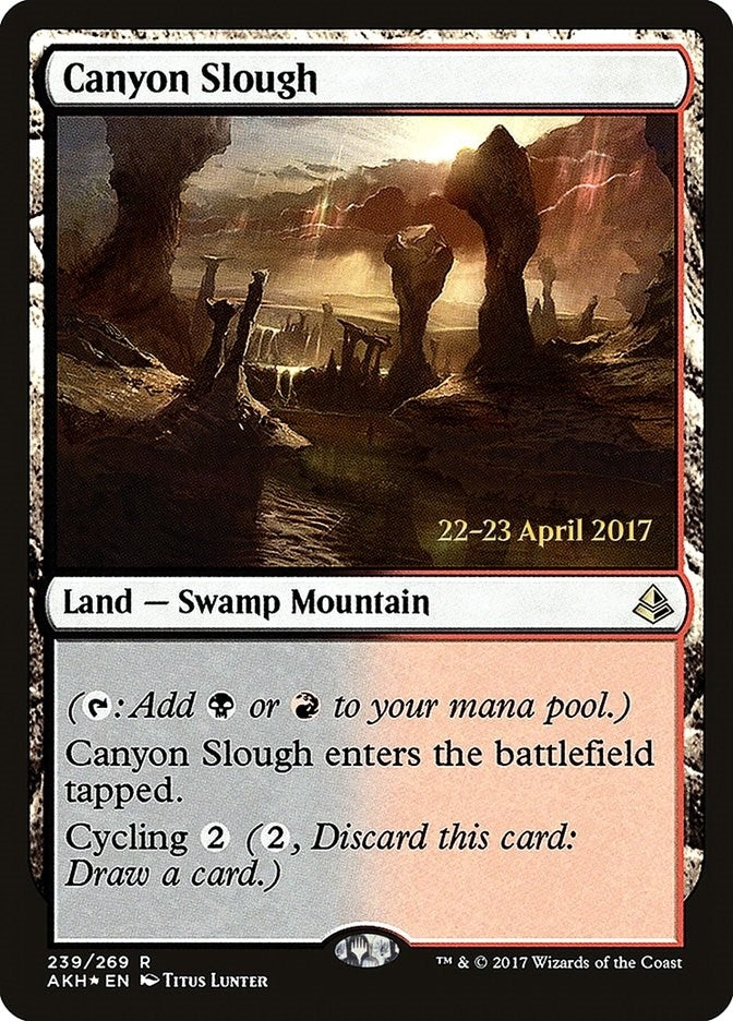 Image for Canyon Slough (239) [Prerelease Cards] - Magic: The Gathering