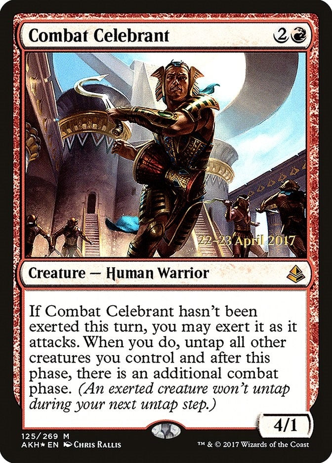 Image for Combat Celebrant (125) [Prerelease Cards] - Magic: The Gathering