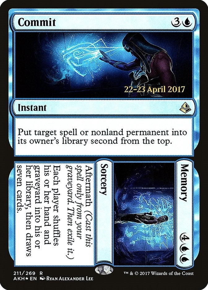 Image for Commit // Memory (211) [Prerelease Cards] - Magic: The Gathering
