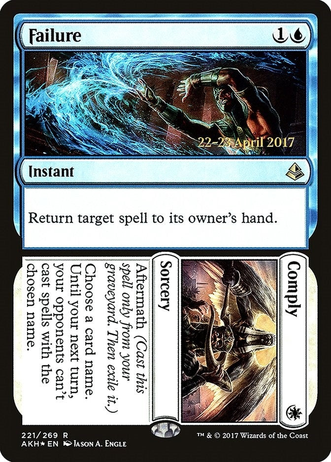 Image for Failure // Comply (221) [Prerelease Cards] - Magic: The Gathering