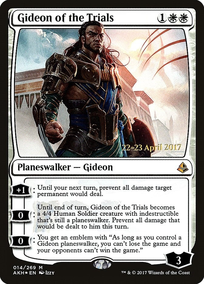 Image for Gideon of the Trials (14) [Prerelease Cards] - Magic: The Gathering