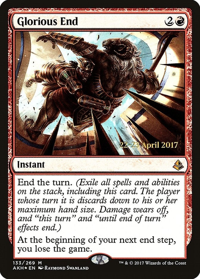 Image for Glorious End (133) [Prerelease Cards] - Magic: The Gathering