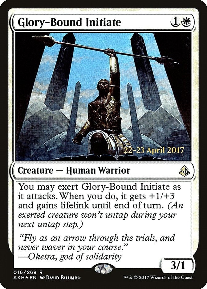 Image for Glory-Bound Initiate (16) [Prerelease Cards] - Magic: The Gathering