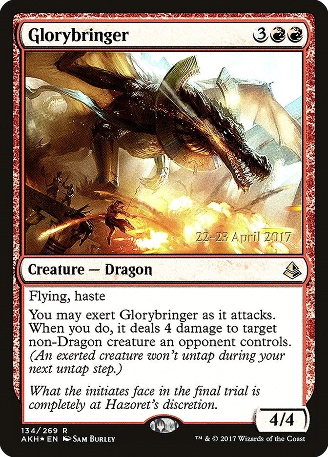Image for Glorybringer (134) [Prerelease Cards] - Magic: The Gathering