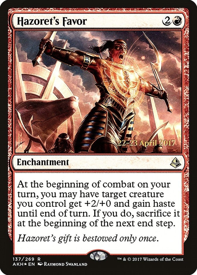 Image for Hazoret's Favor (137) [Prerelease Cards] - Magic: The Gathering