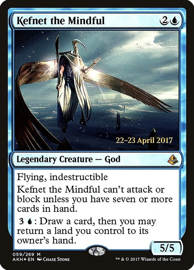 Image for Kefnet the Mindful (59) [Prerelease Cards] - Magic: The Gathering